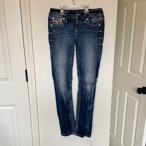Rock Revival Dark Blue Skinny Jeans
